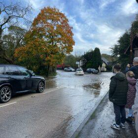 Flooding at the Drum Bridge