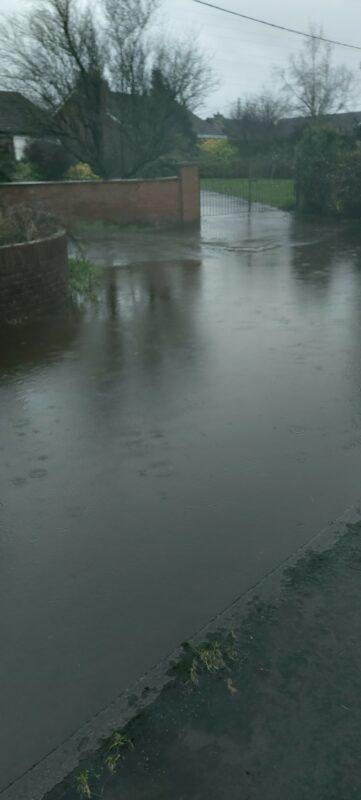 Flooding on Quarterlands Road, December 2023