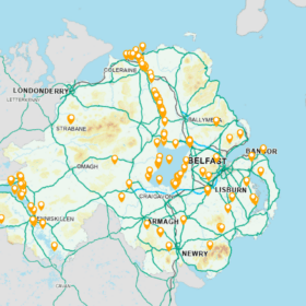 Blue-green algae map